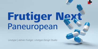 Frutiger Next Paneuropean Font Poster 1
